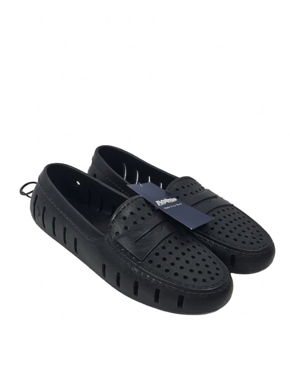 NWT Floafers Posh 2.0 Driver Foam Loafers Slip On Shoes Waterproof Black 10